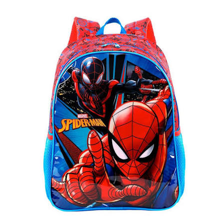Mochila Infantil Homem-Aranha de Rodinhas Escolar Spider-Man Xeryus