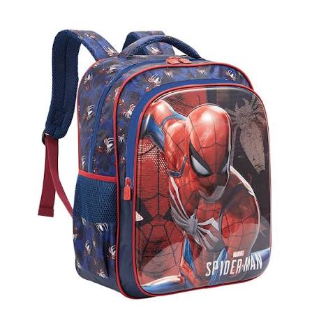 Mochila Infantil Homem-Aranha de Rodinhas Escolar Spider-Man Xeryus — 3